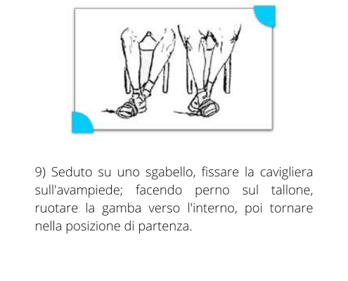 Esercizi per il ginocchio con elastici 13