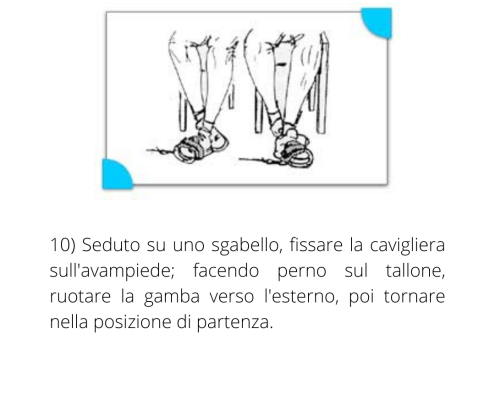 Esercizi per il ginocchio con elastici 14
